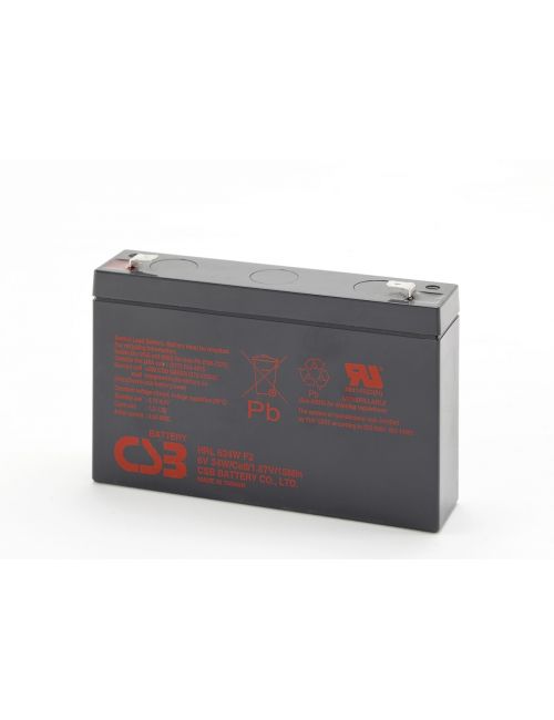 Batería para SAI 6V 8,5Ah 34W/celda CSB serie HRL - 1