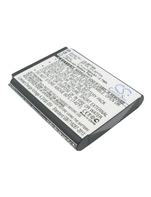 Batería Samsung BP-70A, SLB-70A compatible 3,7V 740mAh Li-Ion - 2