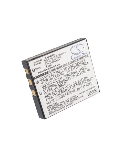 Batería Samsung SLB-0737, SB-L0737 compatible 3,7V 850mAh Li-Ion - 1