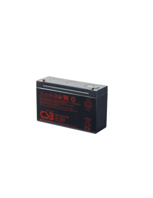 Batería para balanza digital 6V 12Ah CSB serie GP - 1