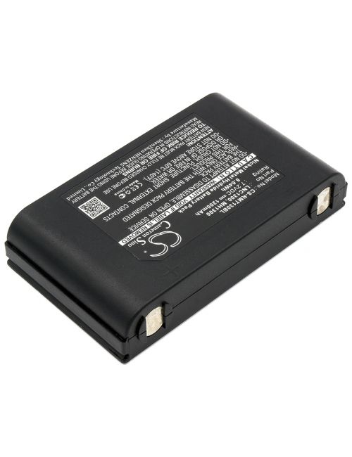 Batería para mando grúa Ravioli MH1300 y Micropiu. NC1300, LNC1300, MH1300 7,2V 1200mAh - 1