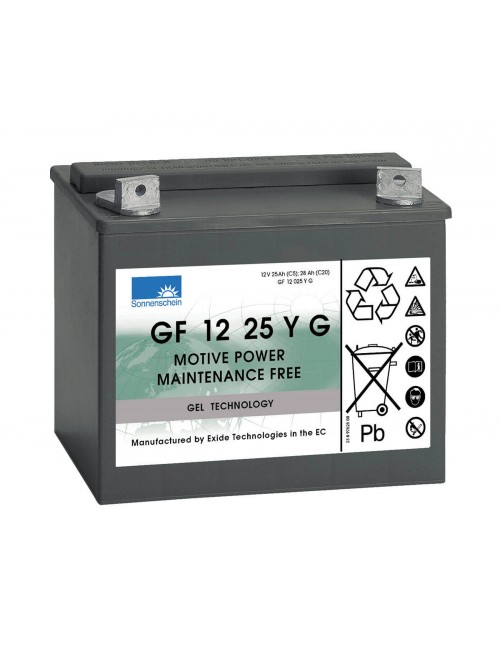 Bateria de gel 12V 28Ah C20/20Hr Sonneschein Dryfit serie GF-Y (A500 cyclic) GF12025YG - 2