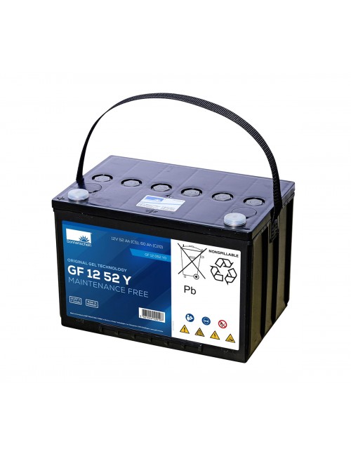 Batería de gel 12V 60Ah C20/20Hr Sonneschein Dryfit serie GF-Y (A500 cyclic) - 2