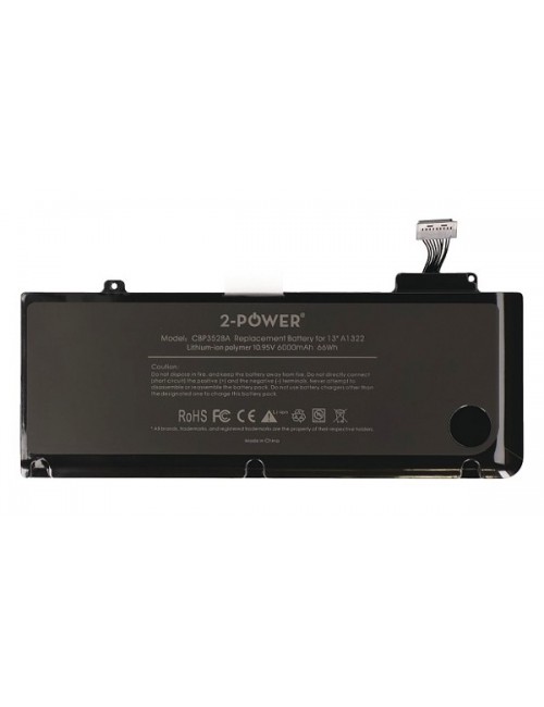 Batería para Macbook Pro 13" A1278 MID 2019 EMC2326 10,95V 6000mAh 66Wh - 2