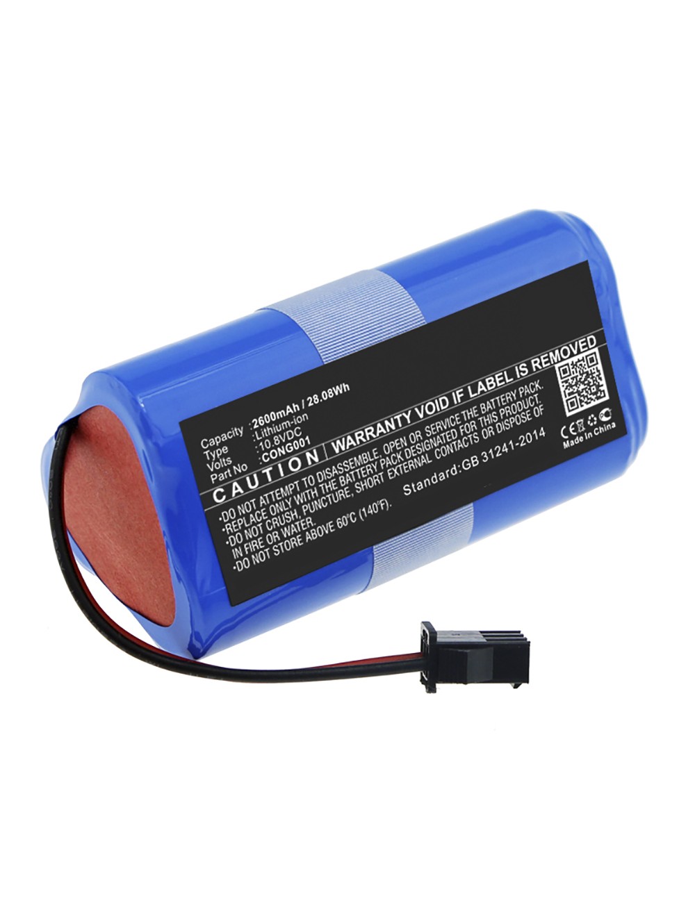 vhbw Batería compatible con Cecotec Conga 3090, 3091, 3092 aspiradora (3000  mAh, 14,8 V, Li