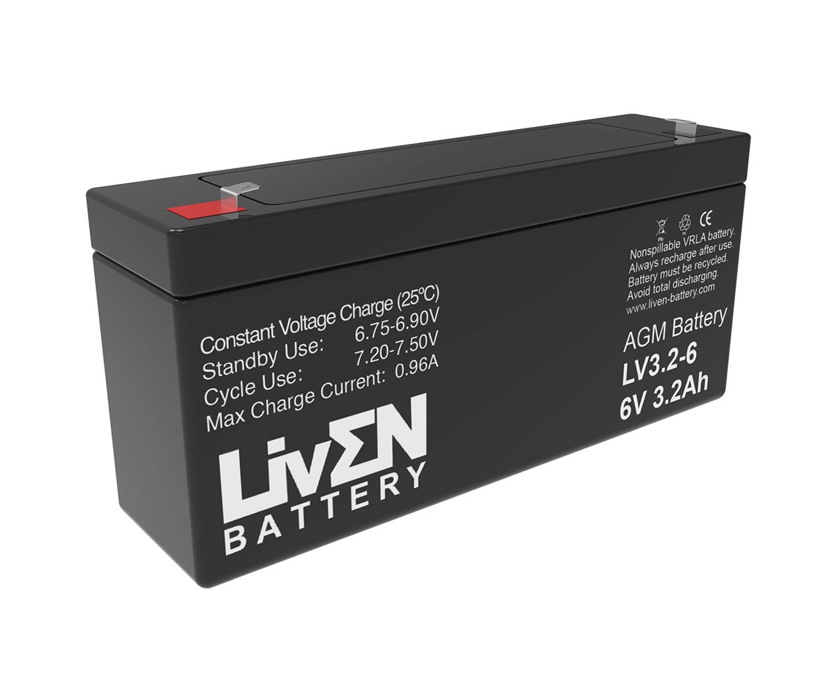 Bateria 6V 3,2Ah C20 Liven LV3.2-6