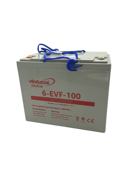 Batería gel híbrido 12V 100Ah C20 ciclo profundo serie Industrial Motive 6-EVF-100 - 6-EVF-100 -  -  - 1