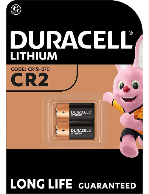 CR2 pila litio 3V Duracell Lithium (blister 2 pcs) - 1