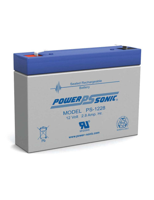 Bateria 12V 2,8Ah C20 PowerSonic PS-1228 - 1