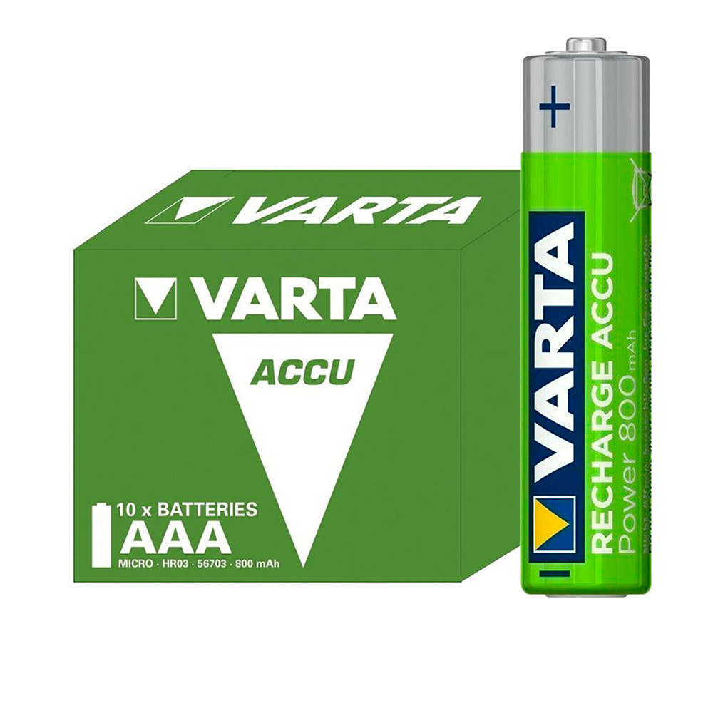 Batería Recargable AAA 800 mAh Varta
