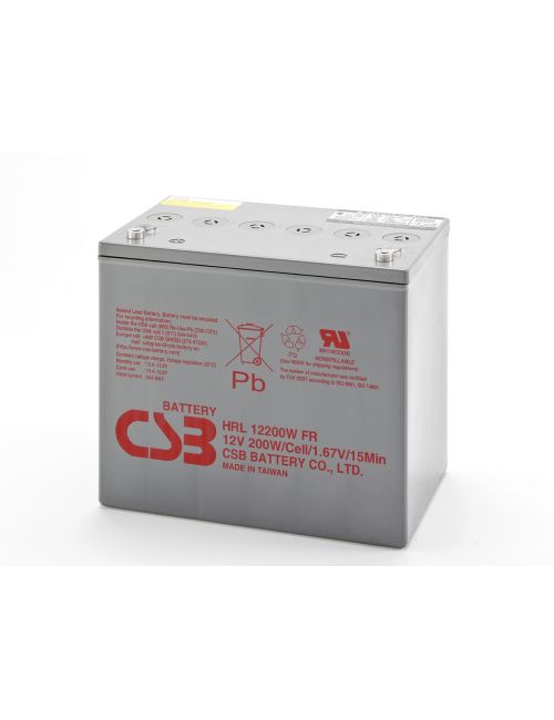 Bateria chumbo AGM 12V 200W/célula CSB série HRL - 1