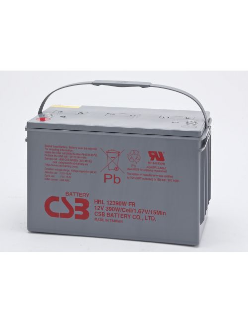 Bateria chumbo AGM 12V 390W/célula CSB série HRL - 1