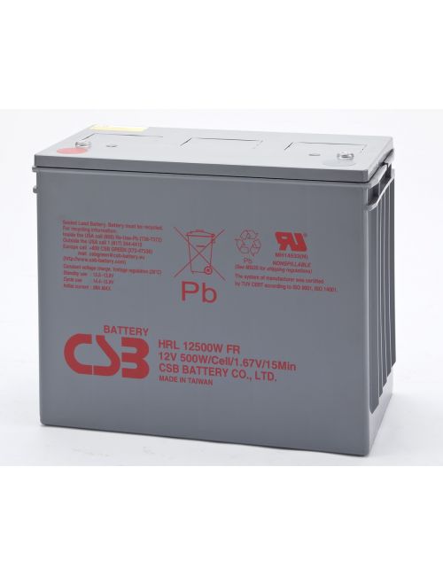 Bateria chumbo AGM 12V 500W/célula CSB série HRL - 1