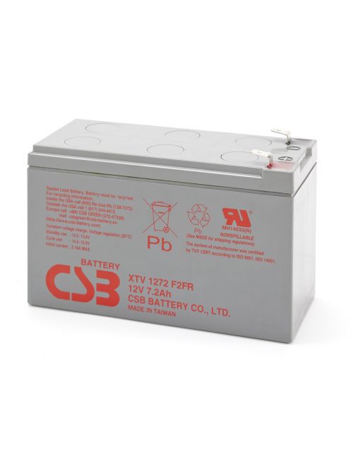 Bateria de chumbo AGM 12V 72Ah CSB série XTV - 1